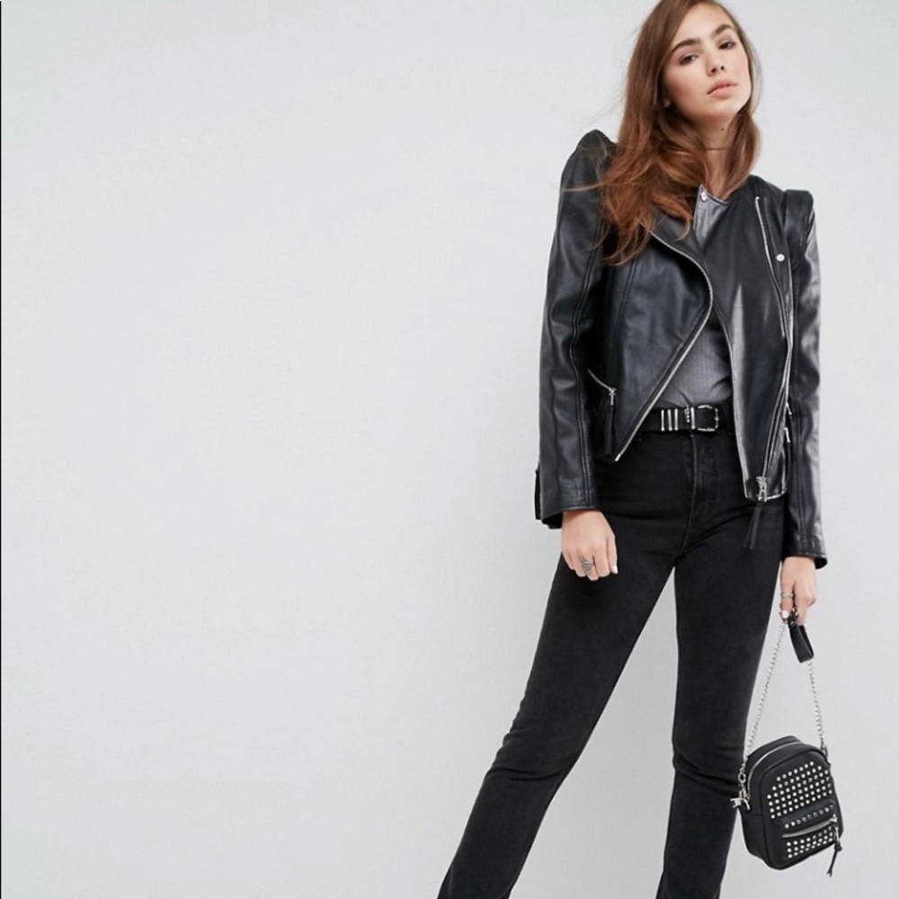 ASOS Leather Jacket size 2